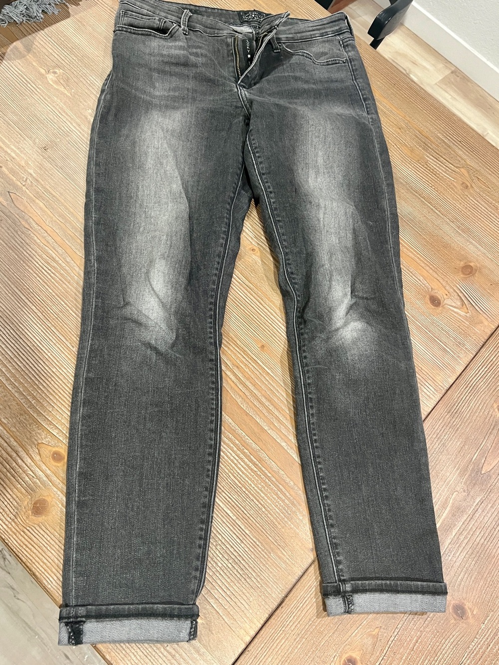 Lucky Brand Ava Skinny Jeans Black Wash Size 8/29